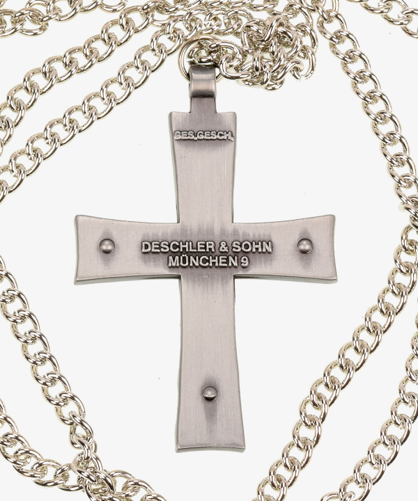 Official cross of the Catholic Wehrmacht pastoral care pectoral cross with chain